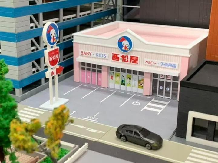 Nゲージ★鉄道模型★ジオコレに★住宅模型★ミニチュア★建物★ジオラマ★とり松屋★