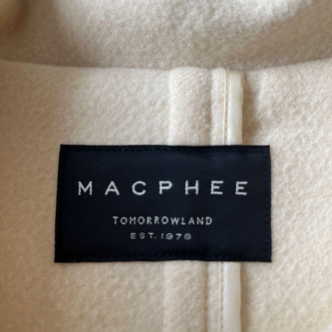 トゥモロランド MACPHEEウール ダッフルコート 36 オフホワイト - メルカリ