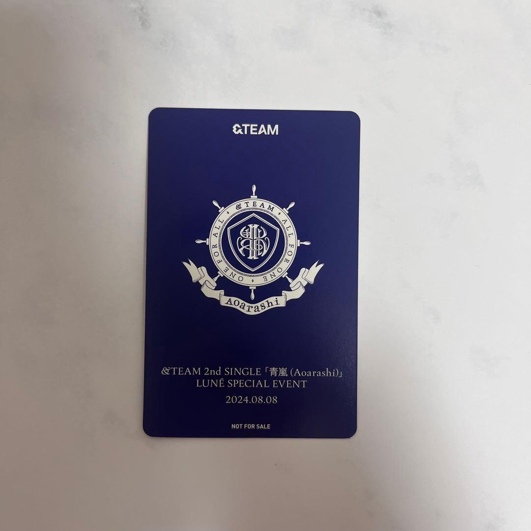 &TEAM 青嵐 ショーケース ルネイベ トレカ YUMA ユウマ 会場限定