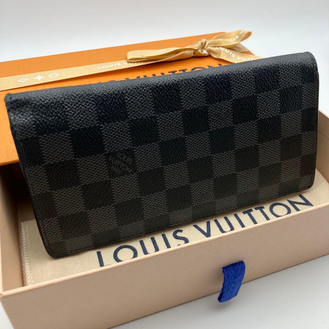 ルイヴィトン ダミエ グラフィット ポルトフォイユ ブラザ 長財布 N62665 LOUIS VUITTON（ルイ・ヴィトン） ルイ ヴィトン N62665 ダミエグラ