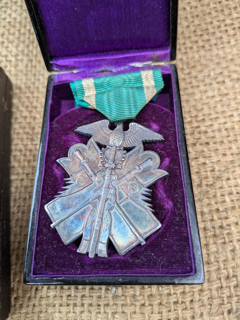 旧日本軍勲章 5種 大満洲國建國功労章 勲八位