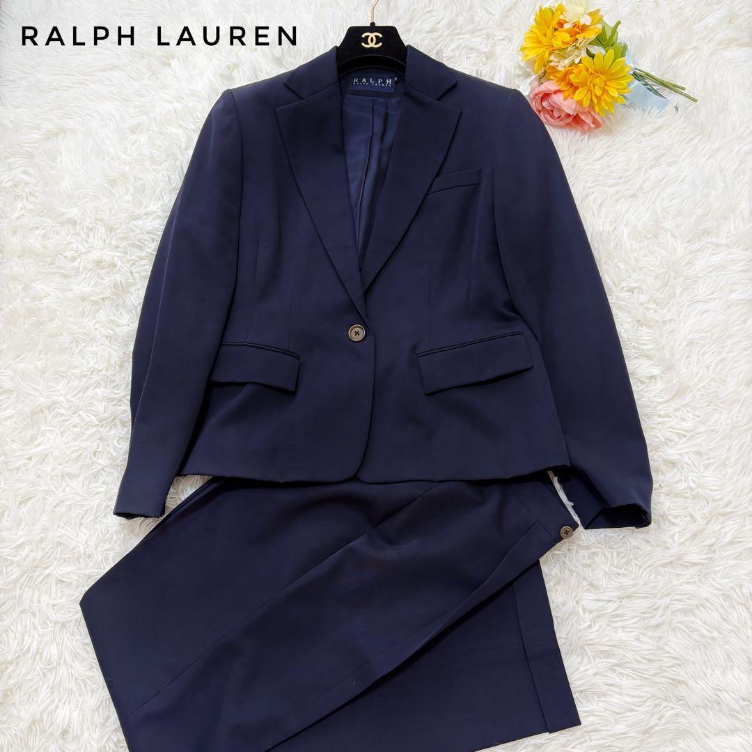 ラルフローレン　セットアップ　スーツ　パンツ　テーラードジャケット　ネイビー系
