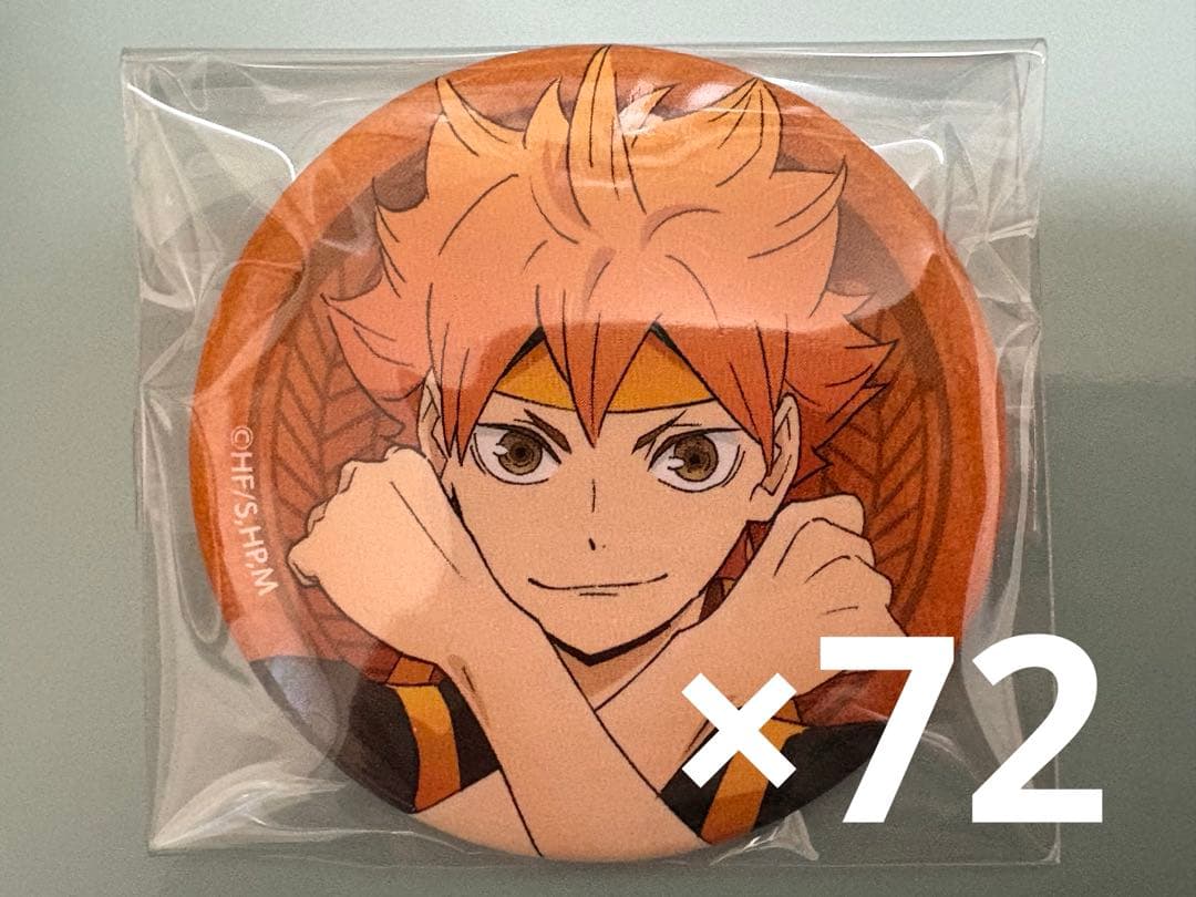 ハイキュー!! 日向翔陽 応援団缶バッジ