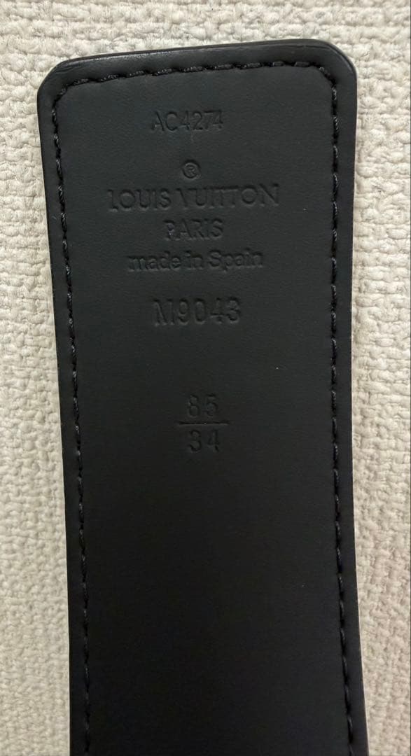 くみっきー様専用)LOUIS VUITTON ブラック ベルト バックル無し - メルカリ