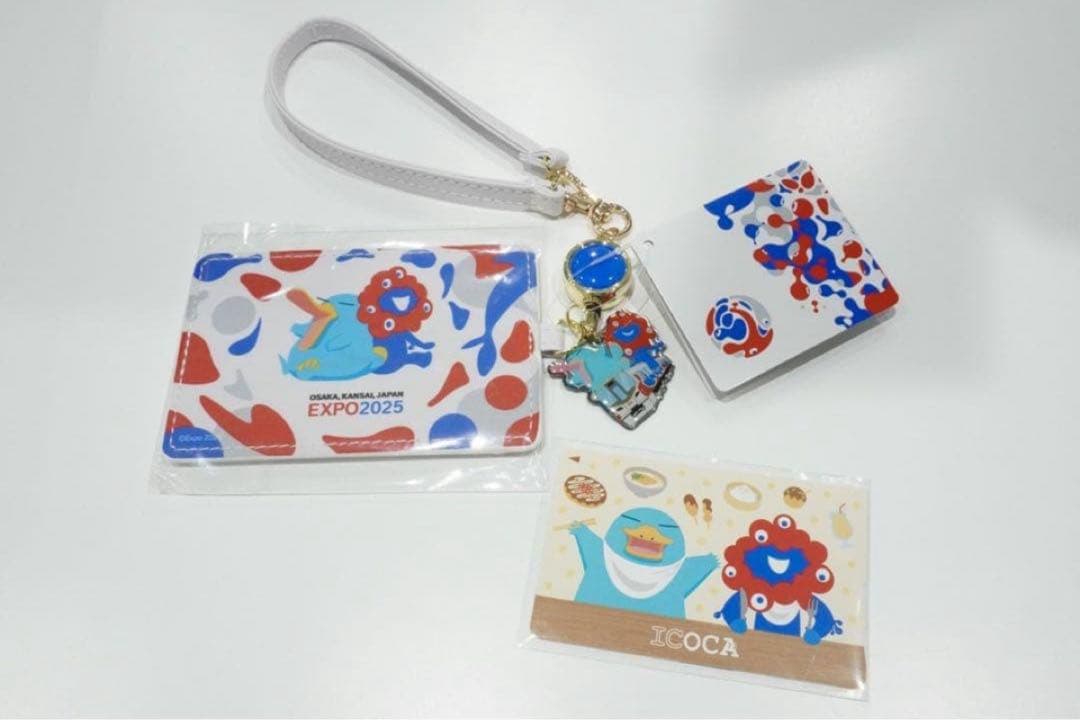EXPO2025万博 ミャクミャク ICOCA 限定 関西万博 合皮パスケース
