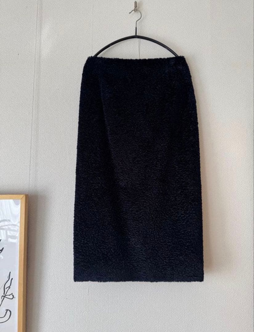 タグ付新品未使用 マディソンブルー ミモレスカート アストラカン 秋冬 タグ付新品未使用 マディソンブルー ミモレスカート アストラカン 秋冬