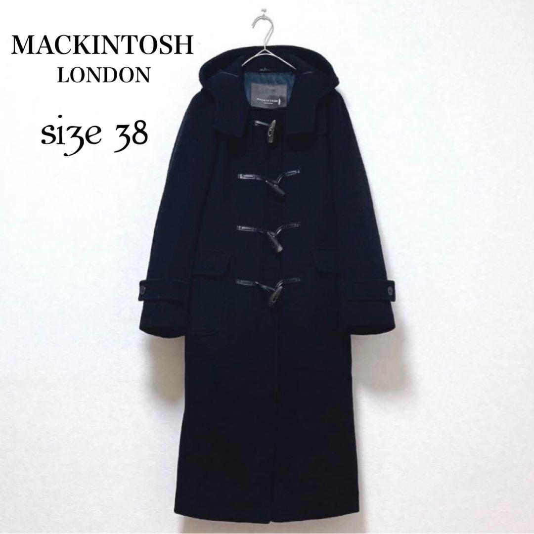 美品✨マッキントッシュ ダッフルコート 黒 ウール