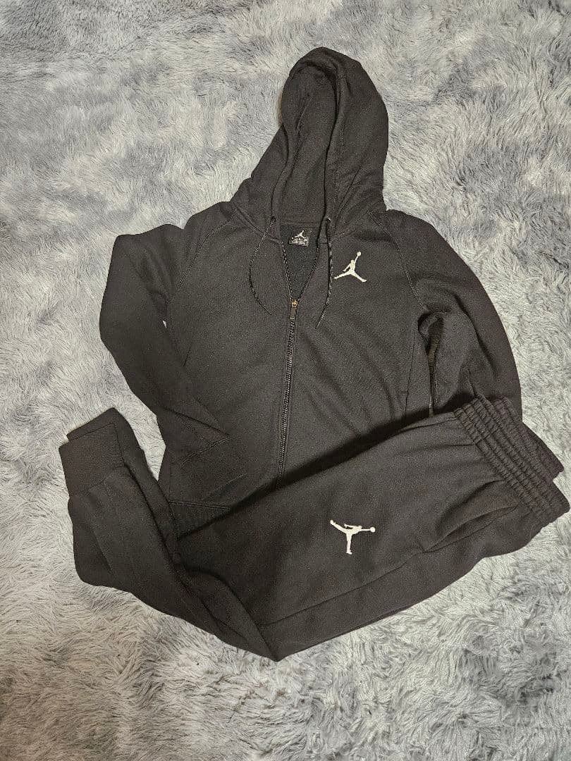 【Jordan】裏起毛フルジップフーディ＆ジョガーパンツ セットアップ Sサイズ XLサイズ ナイキ ジョーダン JORDAN 裏起毛 スウェット 上下セット