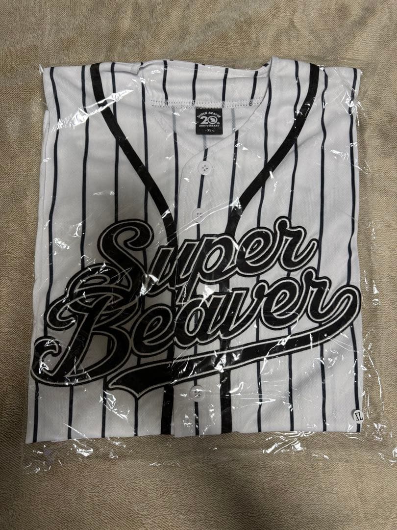 SUPER BEAVER 20th ベースボールシャツ ストライプ XLサイズ