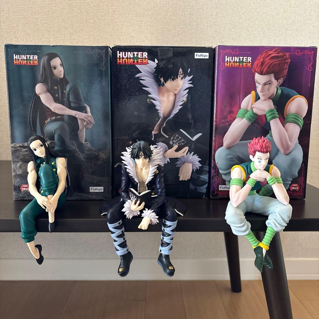 ぬーどるストッパーフィギュア ヒソカ&クロロ&イルミ