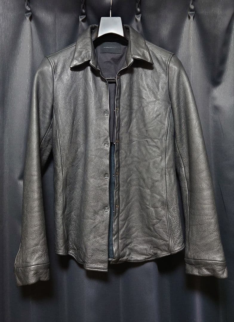 junhashimoto / ジュンハシモト レザーシャツ