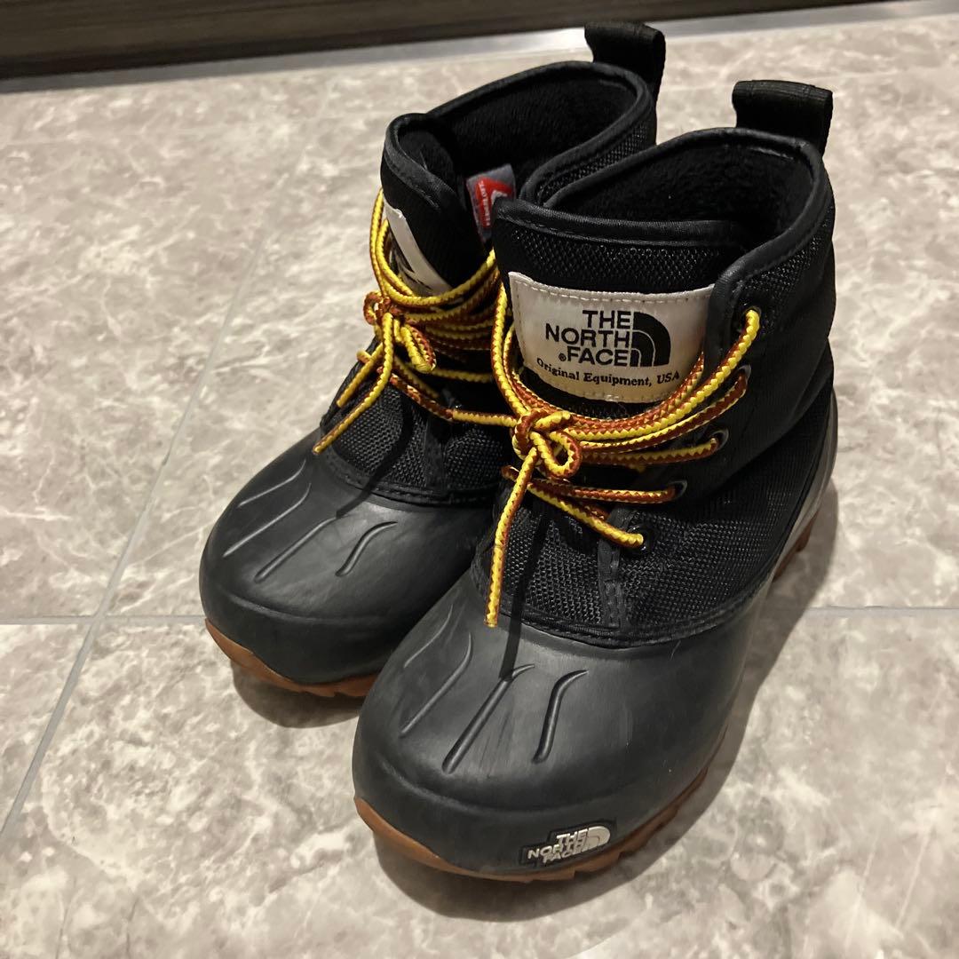THE NORTH FACE キッズブーツ ブラック - メルカリ