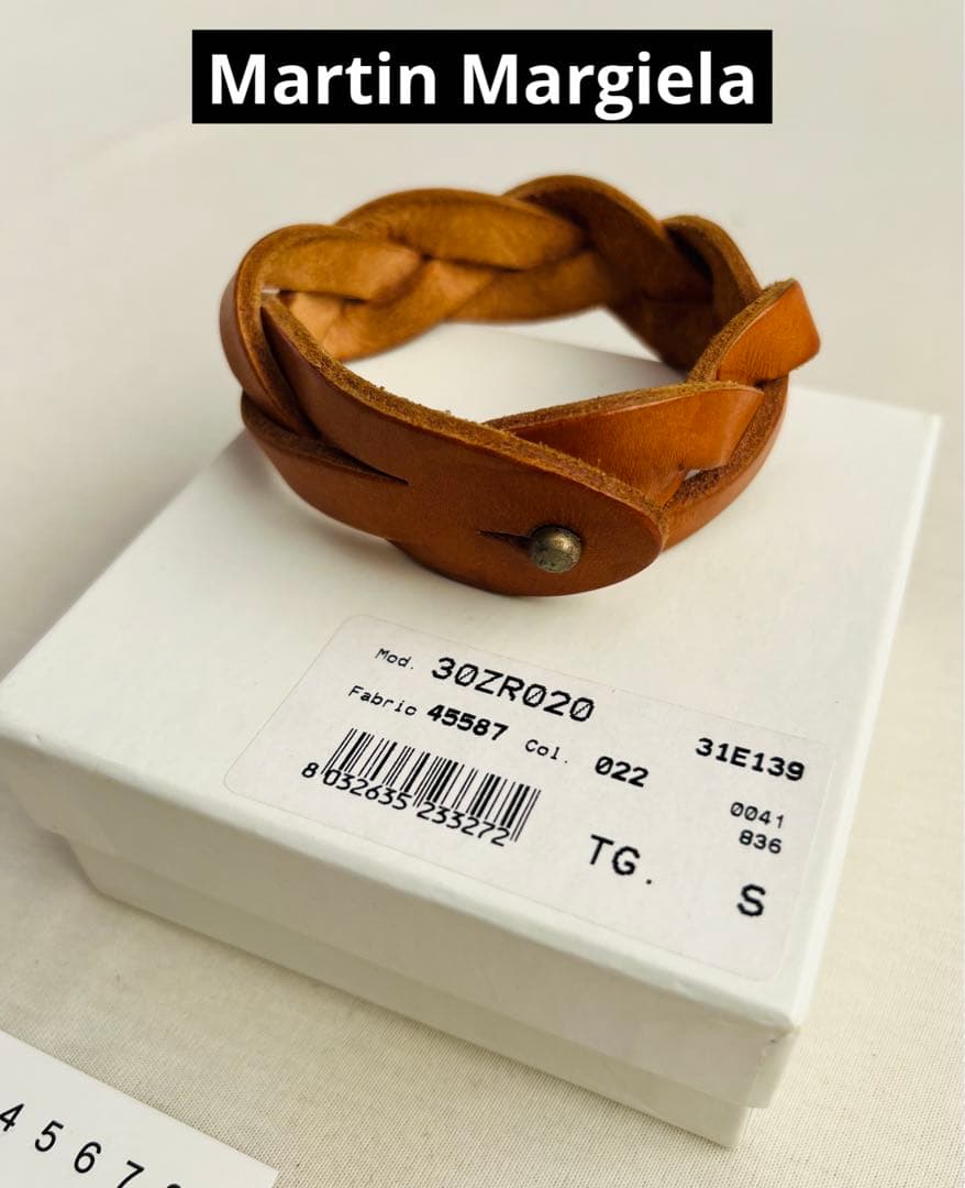 Martin Margiela マルタンマルジェラ レザーブレスレット - メルカリ