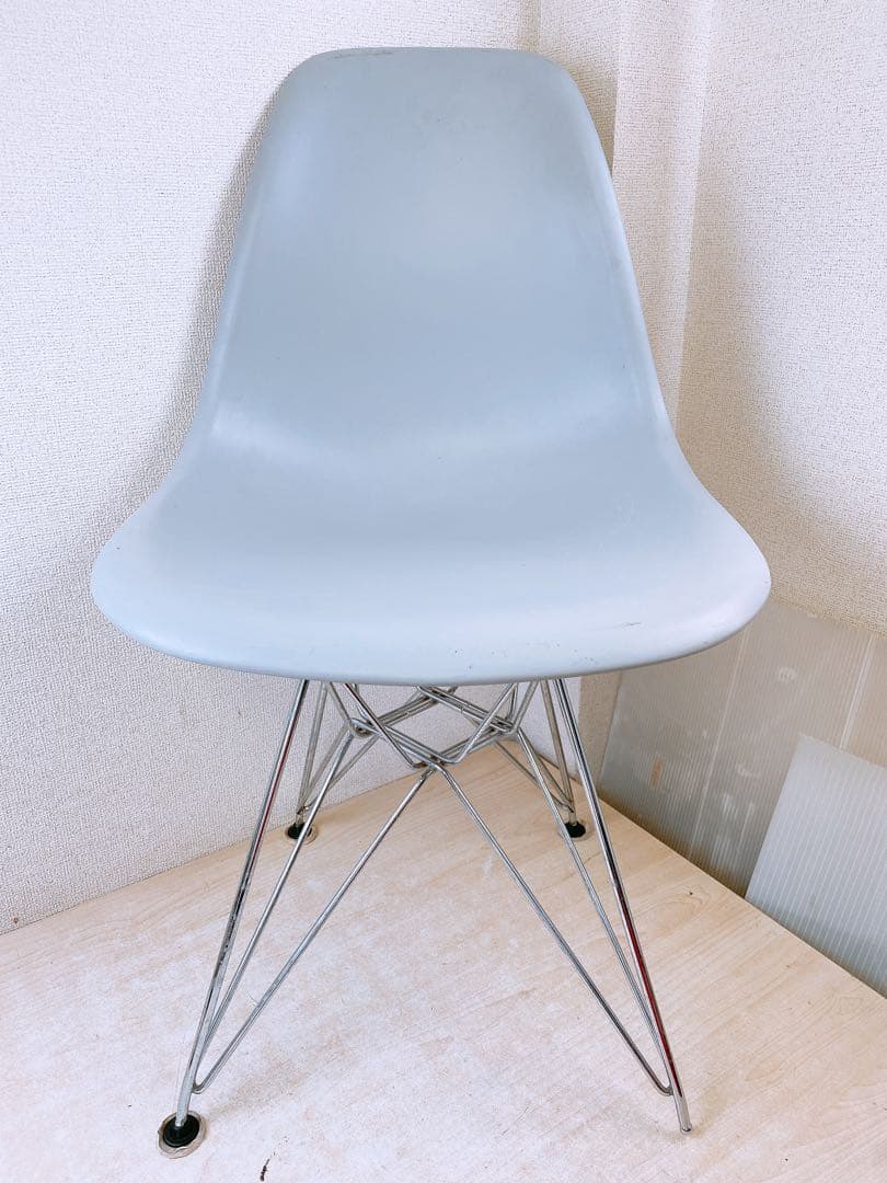 ②Eames サイドシェルチェア DSR Vitra製 エッフェル イームズ薄灰