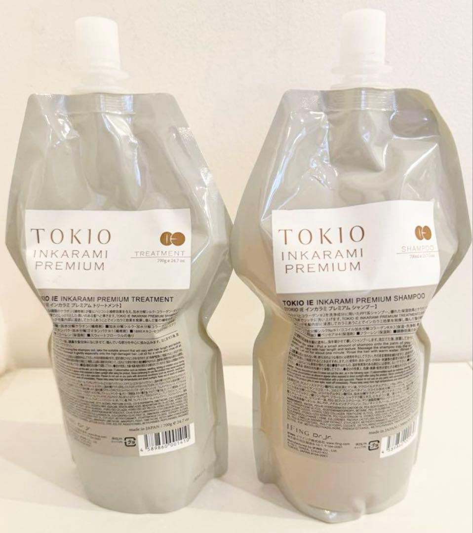 【最終値下げ】TOKIO トキオ インカラミ プレミアム 詰替えセット トキオ IE インカラミ プレミアム シャンプー 700ml トリートメント