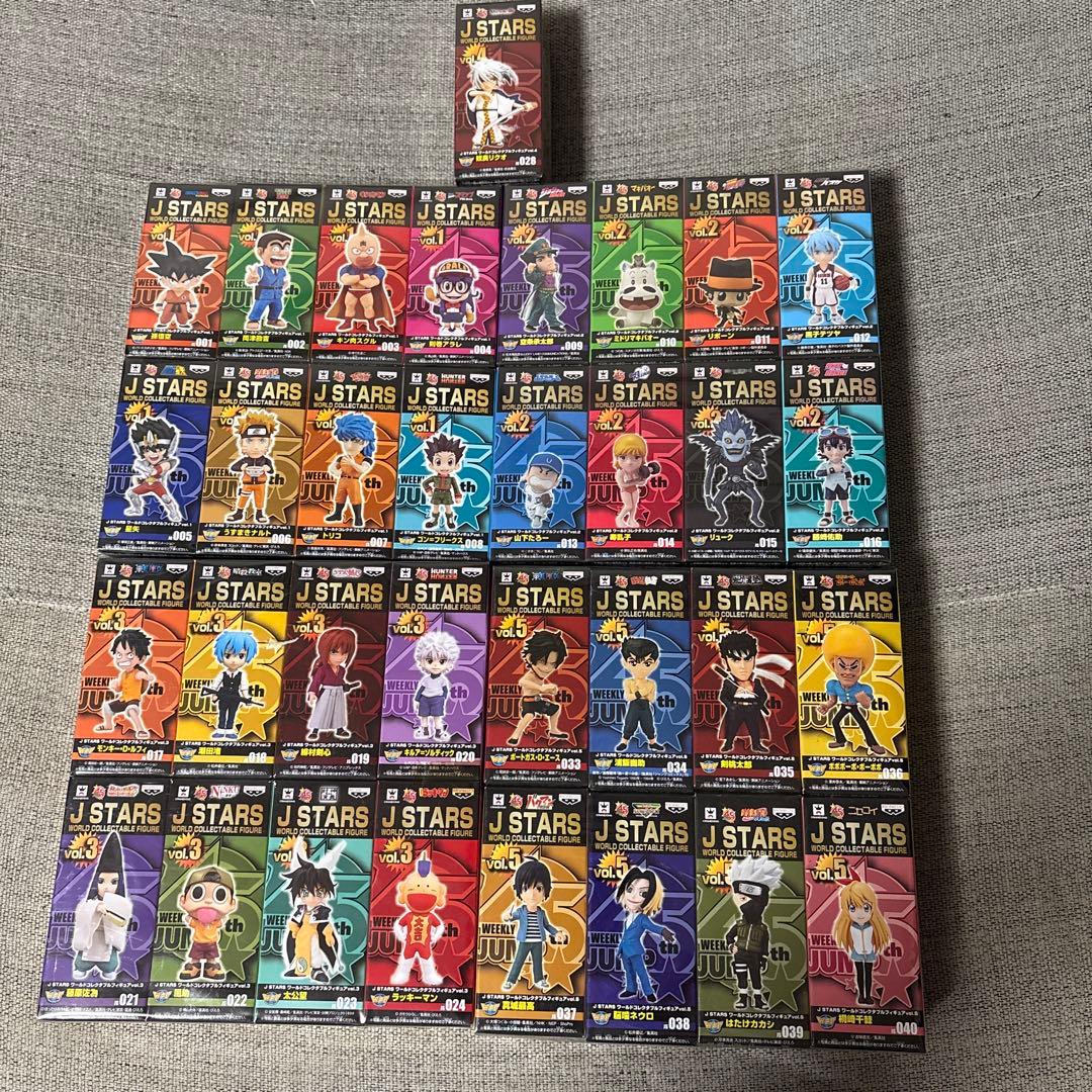 ジャンプ45周年ワールドコレクタダブルフィギュアセット 33体