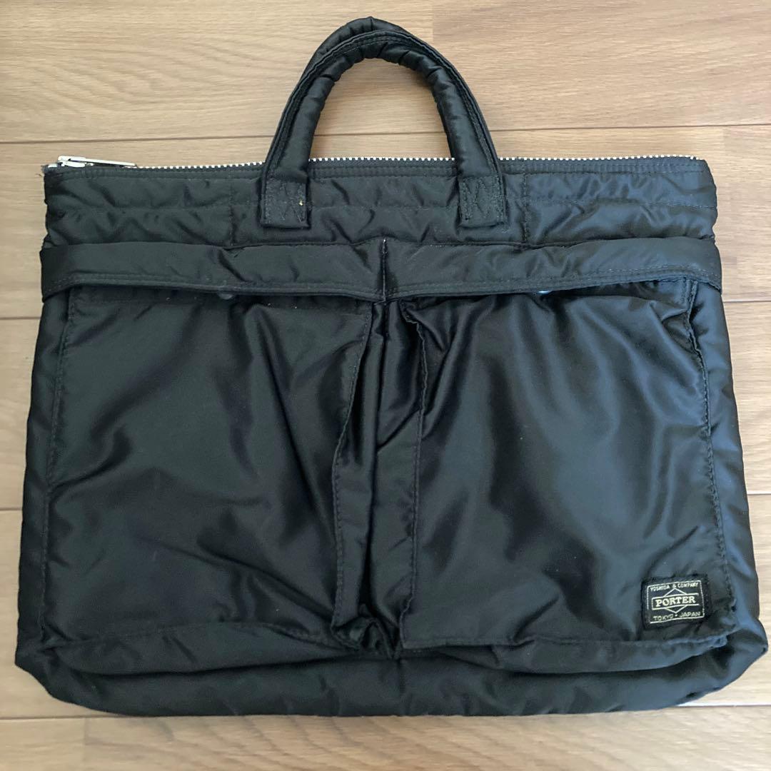 [美品]ポーター タンカー ショートヘルメットバッグ