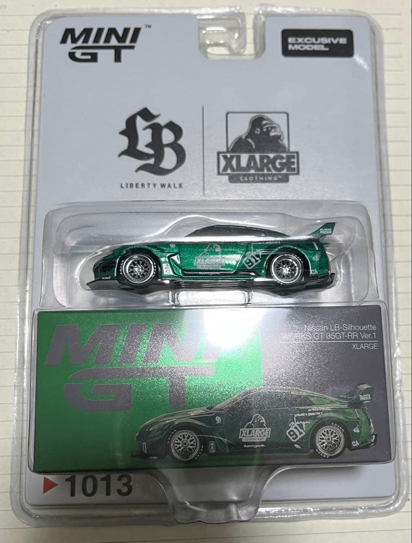 LIBERTY WALK×XLARGE MINI GT 1/64 ミニカー