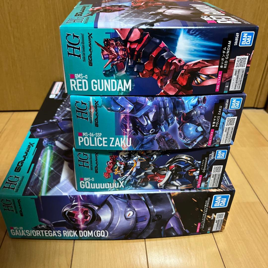 ガンダム　ジークアクス hg セット　ガンプラ