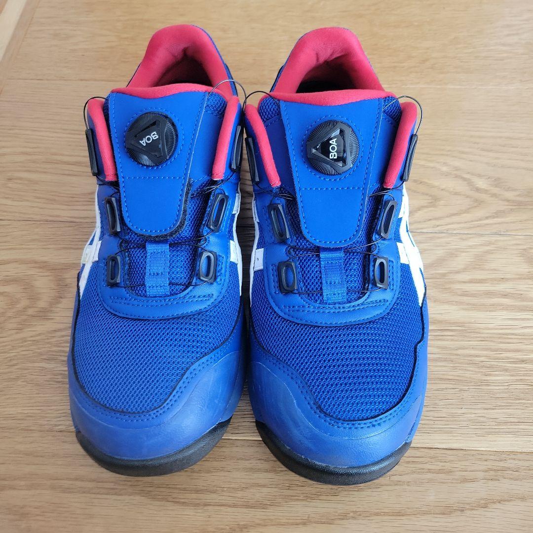 ASICS　BOA　安全靴 青　25.5中敷き付き