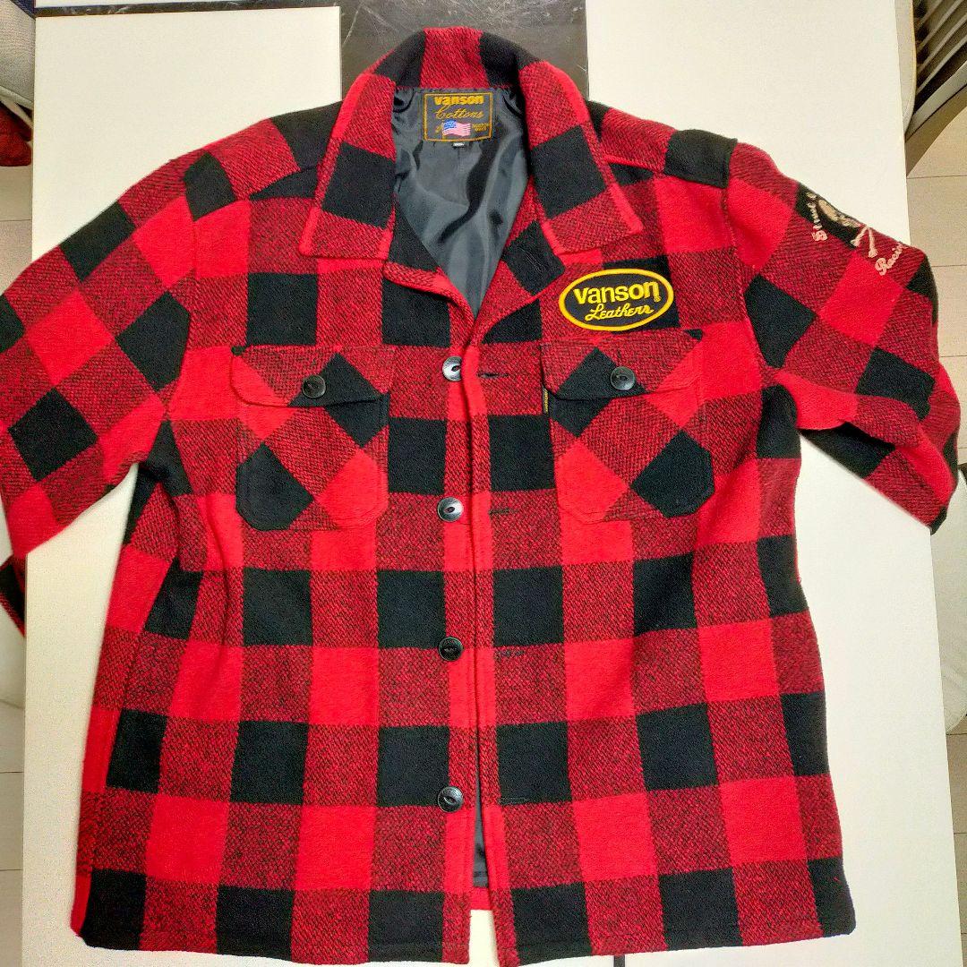 Vanson Leathers チェック柄ジャケット