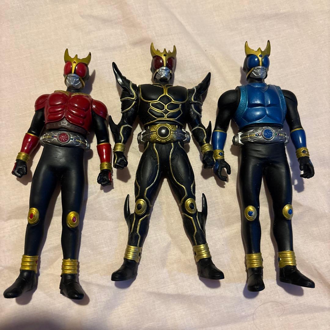 仮面ライダークウガ ソフビセット 当時物 - メルカリ