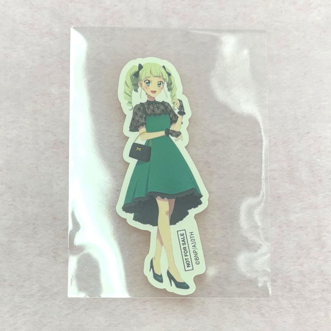 アイカツ and GALLERY コラボカフェ 特典 ステッカー 藤堂ユリカ