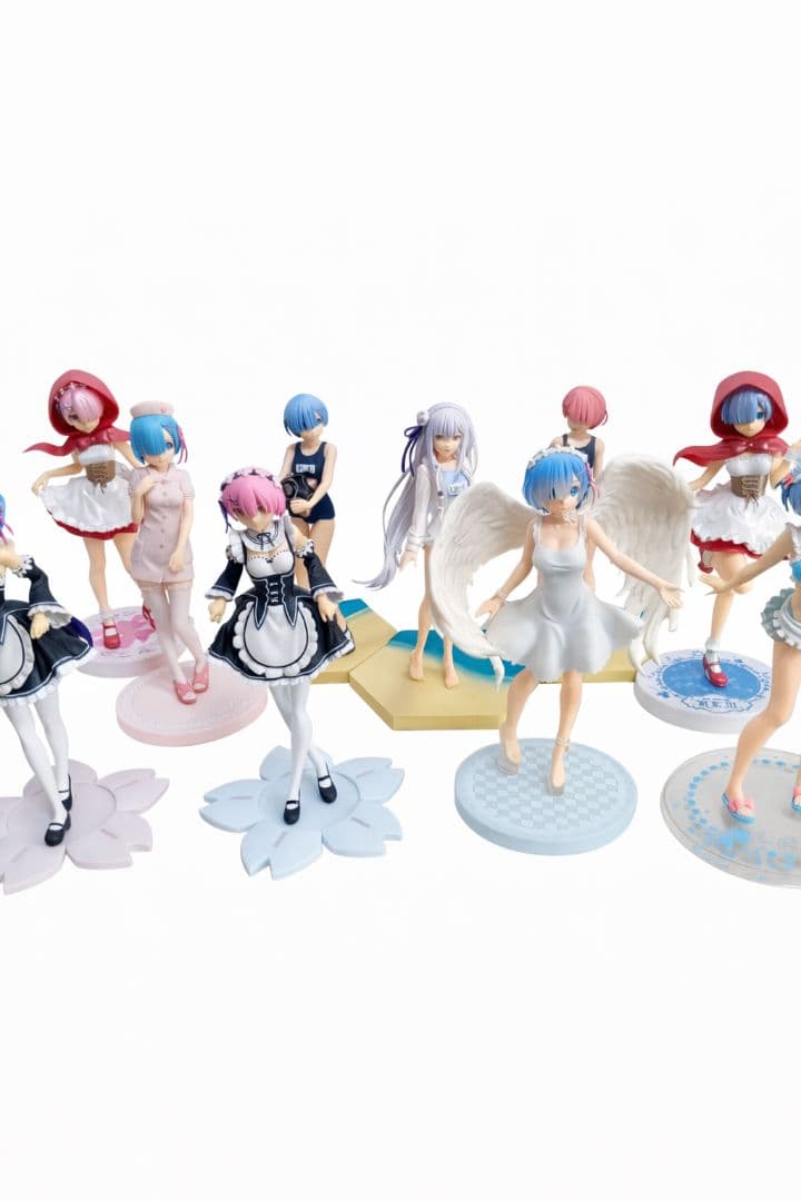 Re:ゼロ レム ラム フィギュア まとめ売り 美少女フィギュア セット