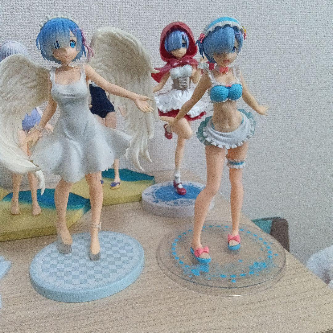 Re:ゼロ レム ラム フィギュア まとめ売り 美少女フィギュア セット
