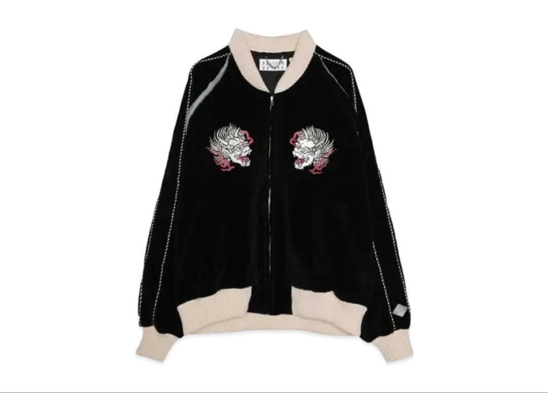 【定価¥128,700】el conductor hスカジャン 中古・古着通販】el conductor H (コンダクター) DEMON EMBROIDERED