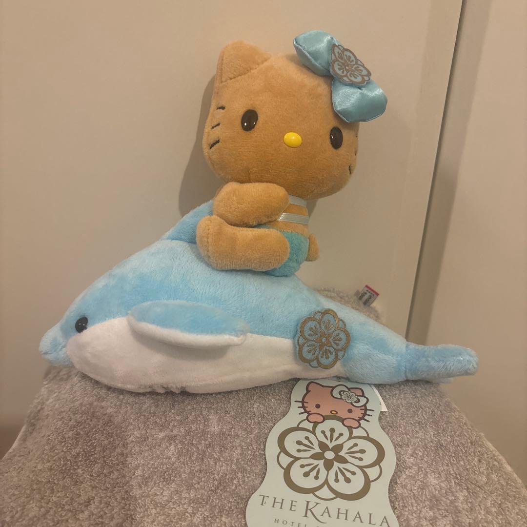 カハラホテル　カハラキティ　日焼けキティちゃんぬいぐるみ　ポーチ