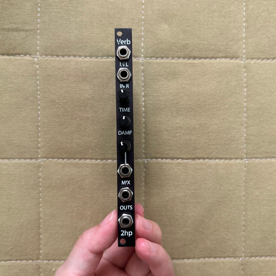 2hp Verb モジュラー シンセ