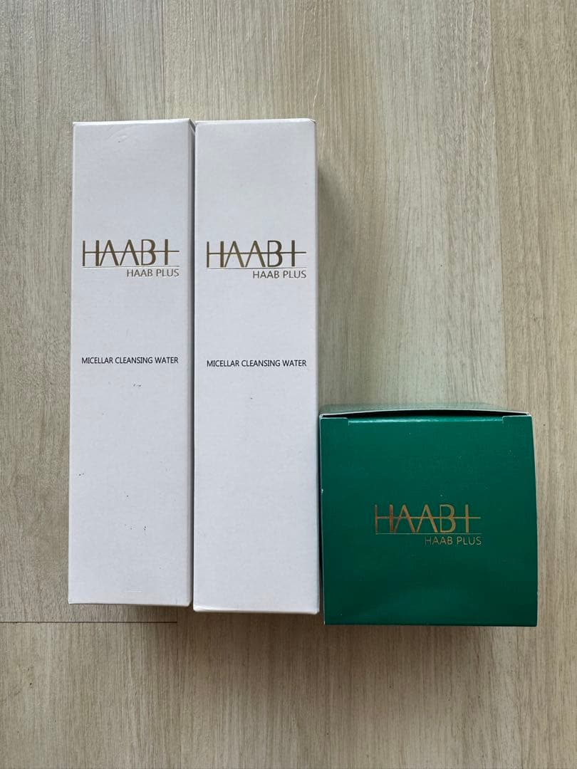 HAAB ふき取り化粧水とオールインワンゲル3個セット