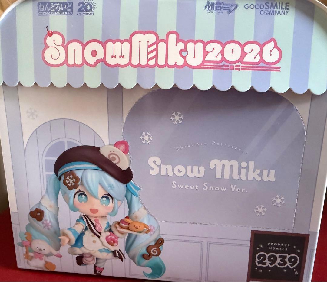 新品未開封 ねんどろいど 雪ミク Sweet  Ver. 2026