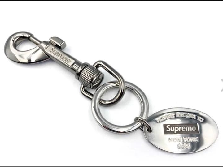 シュプリーム / ティファニー リターン トゥー オーバル タグ キーリング