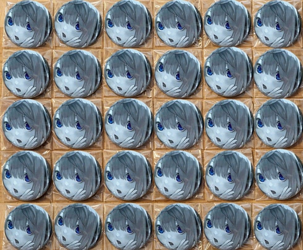 五等分の花嫁 TheキャラSHOP モノクロ 四葉 缶バッジ 30点 五等分の花嫁∬ ピックアップキャラトレーディング缶バッジ 中野四葉