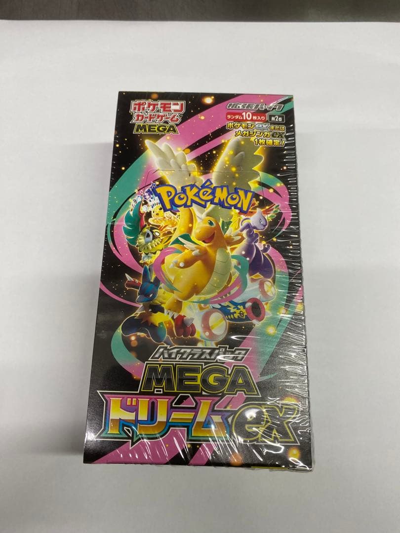 ポケモンカードゲーム MEGA ドリームEX 10パック入り-シュリンク付き