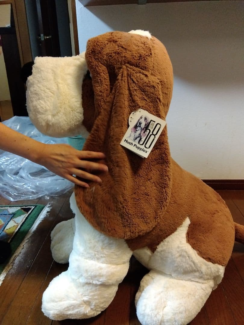 超レア】ハッシュパピー日本上陸50周年記念☆超特大ぬいぐるみ - メルカリ