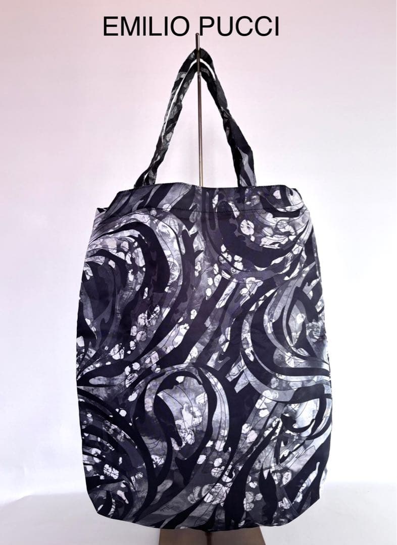 〈新品‼︎〉EMILIO PUCCI ショッピングバッグ　保管袋付き シモジマ HEIKO 紙袋 手提げ紙袋 ファッションバッグ LLワイド 未晒