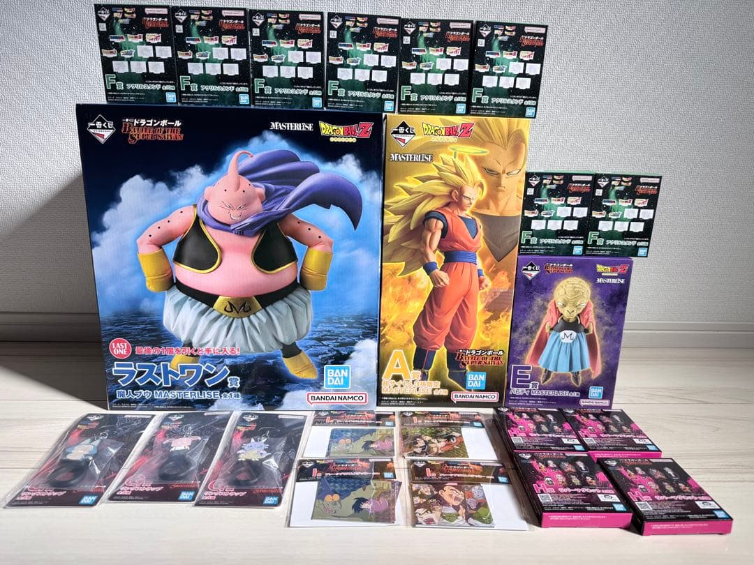 一番くじ　ドラゴンボール　ラストワン賞、A賞、E賞、下位賞多数