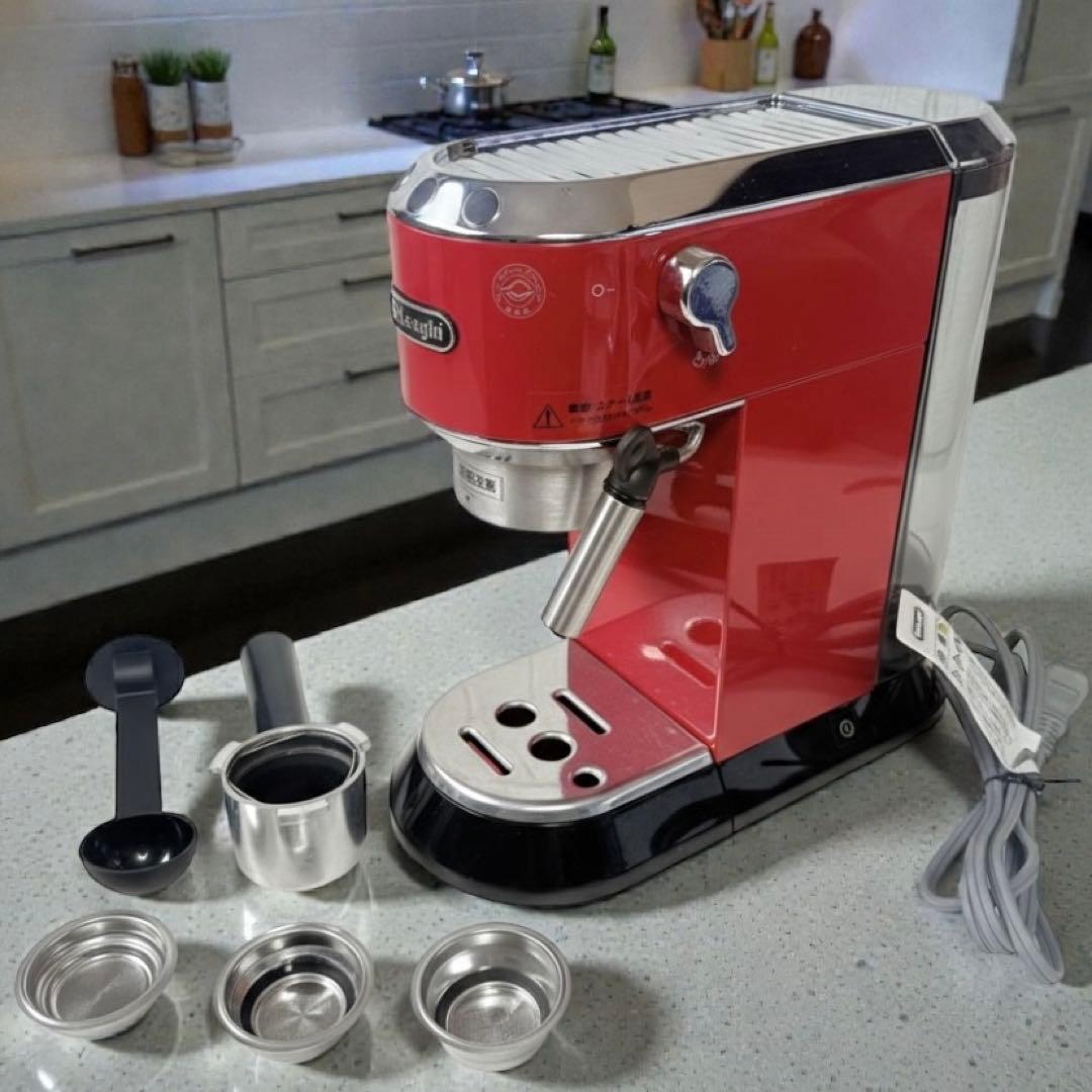 デロンギ DeLonghi EC680R エスプレッソマシン レッド 美品