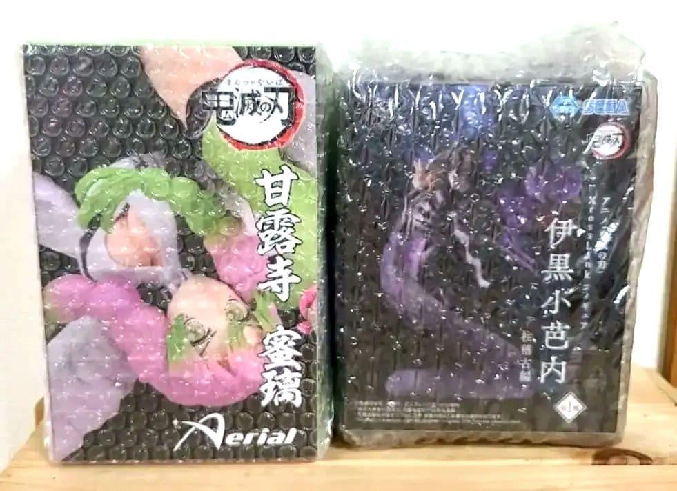 鬼滅の刃 フィギュア Aerial 甘露寺蜜璃 ・XrossLink 伊黒小芭内