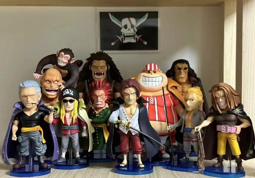 ワンピース A+ 赤髪海賊団 10点 ガレージキットガレキ スタチューフィギュア