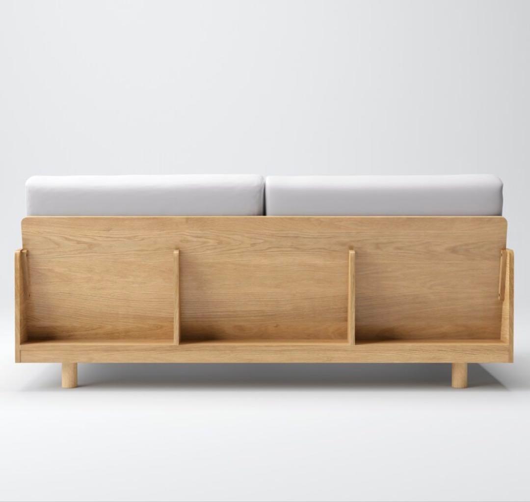 しゅう様専用]無印良品 廃盤希少品 オーク材突板2.5シーター北欧風