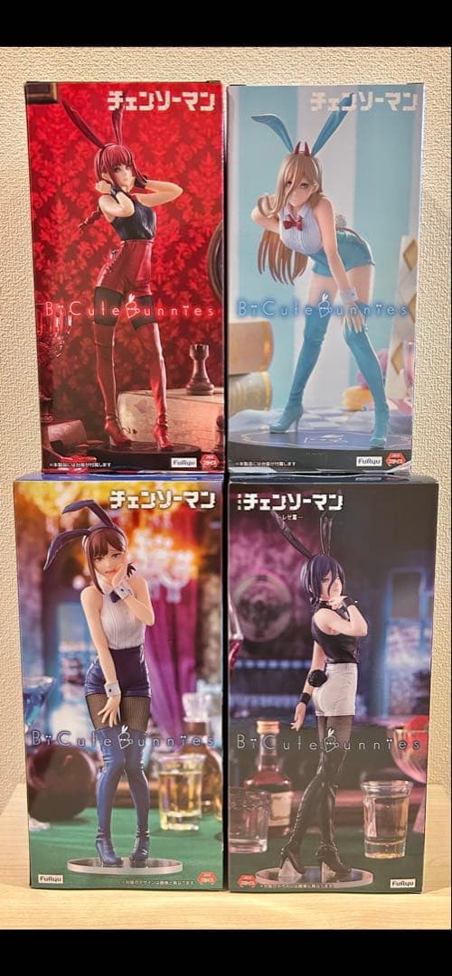 チェンソーマン バニー フィギュア 4体セット パワー、コベニ、マキマ