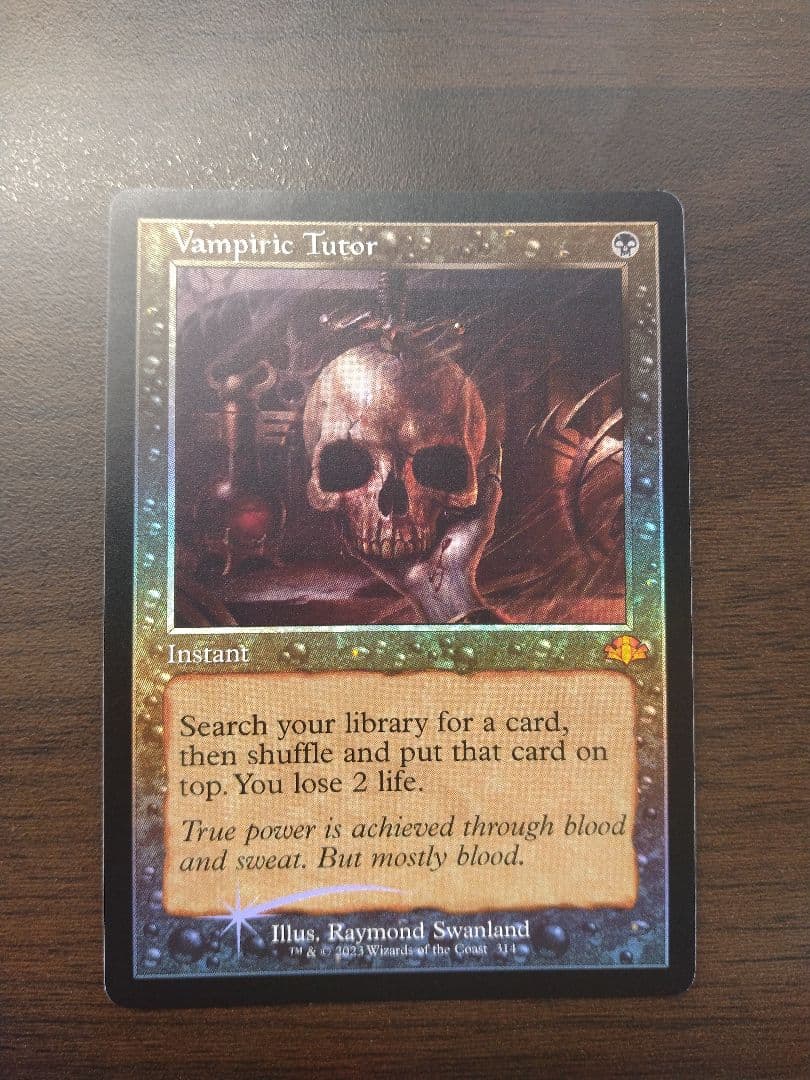 吸血の教示者　旧枠Foil　英語版