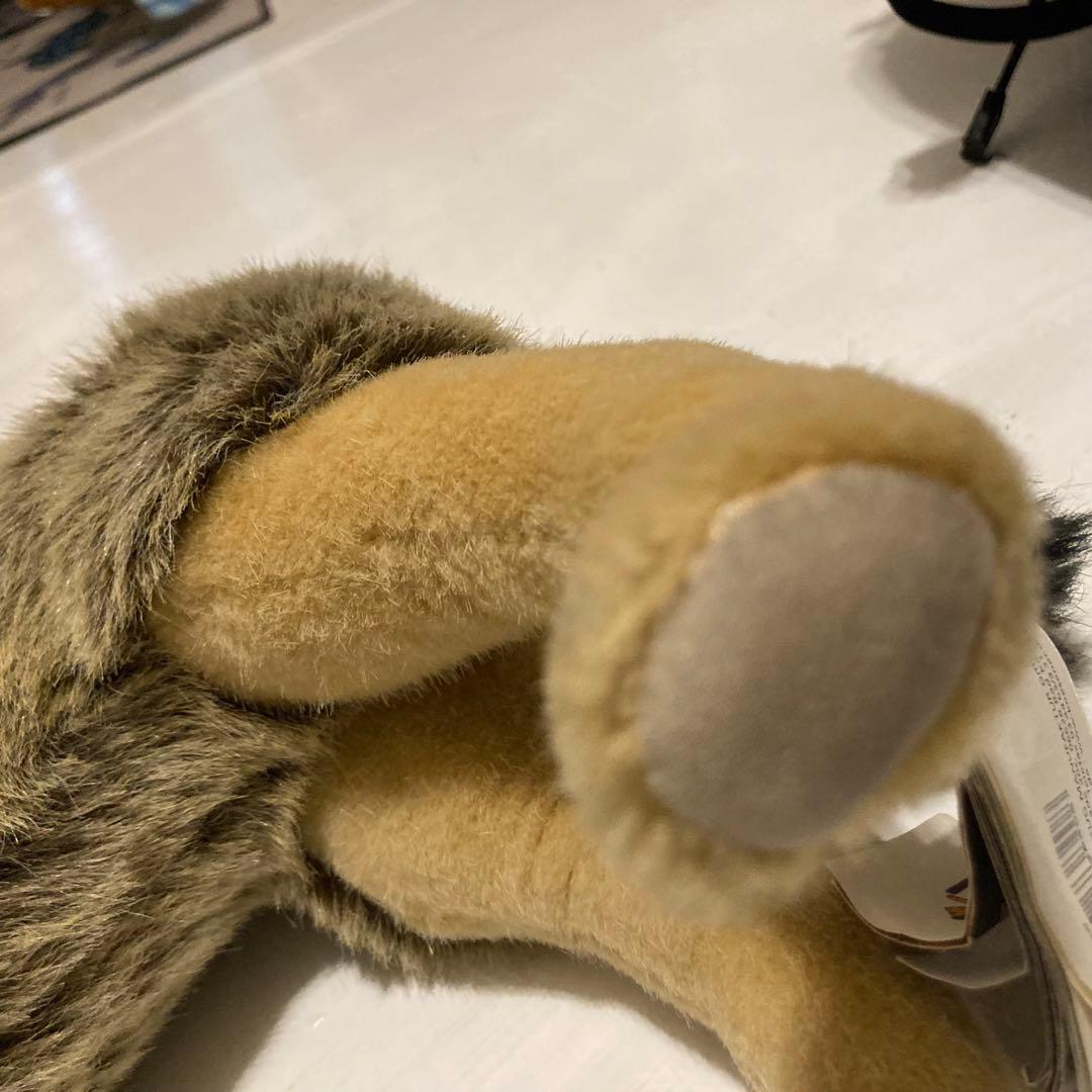 ドイツ製狼おおかみのリアルなぬいぐるみ 中型 - メルカリ