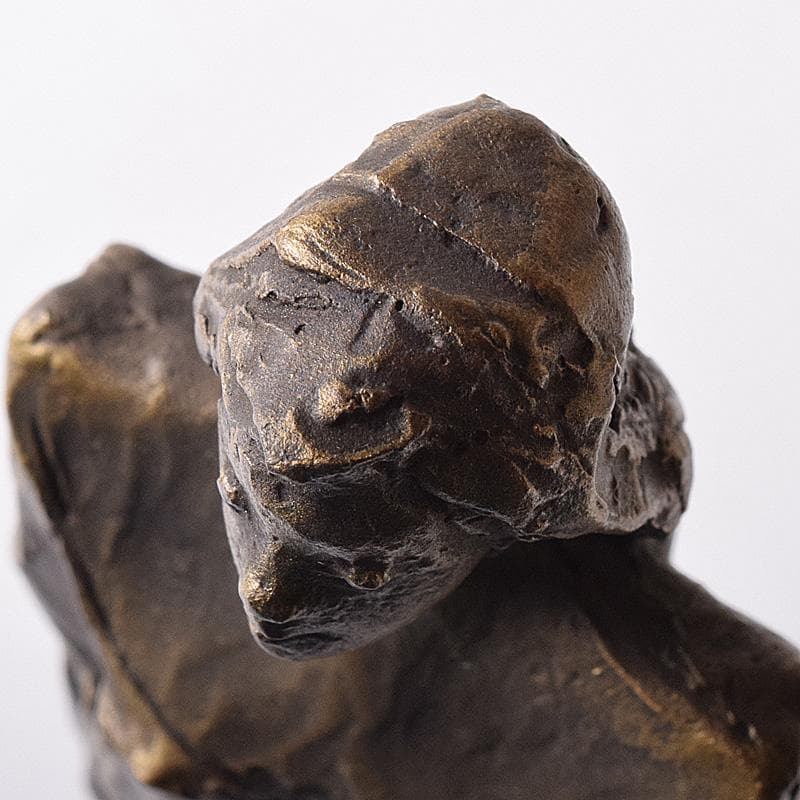 彫刻家 山本眞輔作 ブロンズ 「装い」 重さ約1.2㎏ C R8108 - メルカリ