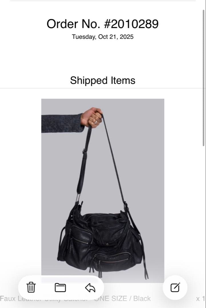 jaded london Faux Leather UtilitySatchel - メルカリ