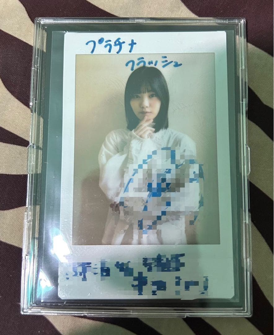 乃木坂46 中西アルノ　直筆　サイン入り　チェキ